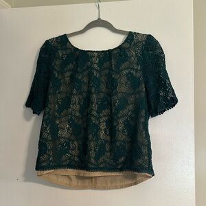 🦚Darling brand by StitchFix lace overlay blouse